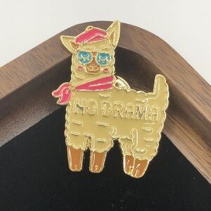 3/$25 “No Drama” Llama Pin